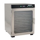 LEM BigBite 16-Tray Stainless Steel Dehydrator Jerky Meat Vegetables 1200W