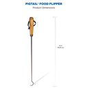 Jaccard 19" Inch PigTail Food Flipper Steel BBQ Turner Hardwood Handle 201311