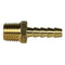 1/4" x 1/4" Hose ID x Male NPTF Hose Barb Rigid Male Adapter Solid Brass Fitting 220CC