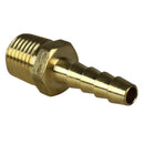 1/4" x 1/4" Hose ID x Male NPTF Hose Barb Rigid Male Adapter Solid Brass Fitting 220CC