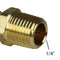 3/8" X 1/4" MNPT Brass Air Hose Barb Fitting For 3/8" Hose 220EE
