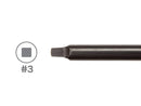 4" Tekton Screwdriver S3 Three Grip Comfort Handle Black Oxide Finish