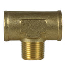 Male Branch Tee 1/2" Male NPT x 1/2" Female NPT Brass Union Tee Pipe Connector