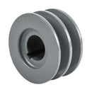 2.75" Double Groove A Section 4L Sheave with 1" Keyed Bore - 2AK27-1