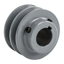 2.75" Double Groove A Section 4L Sheave with 1" Keyed Bore - 2AK27-1