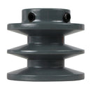 3" Double Groove B Section 5L Sheave with 1" Keyed Bore - 2BK28