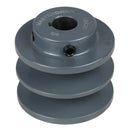3" Double Groove B Section 5L Sheave with 1" Keyed Bore - 2BK28