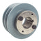 2BK40H Cast Iron 4" Dual Groove Pulley 2 Belt B Section 5L with 1-1/4" Sheave Bushing