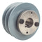 4" Double Groove Pulley fits B Section V-Belt 5L with 1" Sheave Bushing 2BK40H