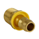 1/2" Male NPT Push-On Hose Fitting For 1/2" ID Hose Solid Brass Build Brand New