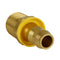 1/2" Male NPT Push-On Hose Fitting For 1/2" ID Hose Solid Brass Build Brand New