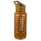 The Coldest Sports Water Bottle 32oz Straw Lid Stainless Steel Executive Wood