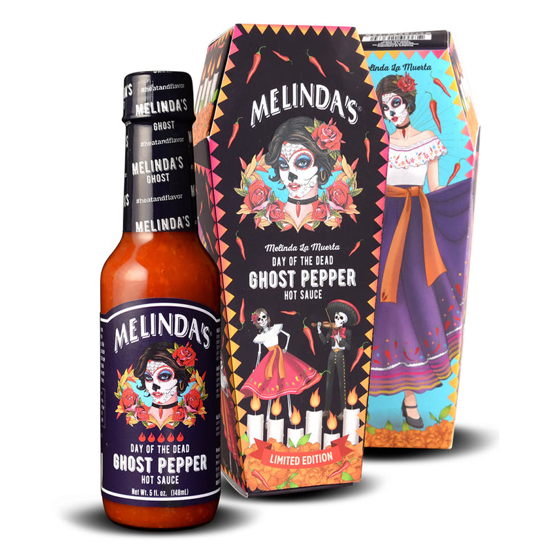 Melinda's La Muerta Hot Sauce Limited Edition Ghost Pepper Vegan Non GMO  3650