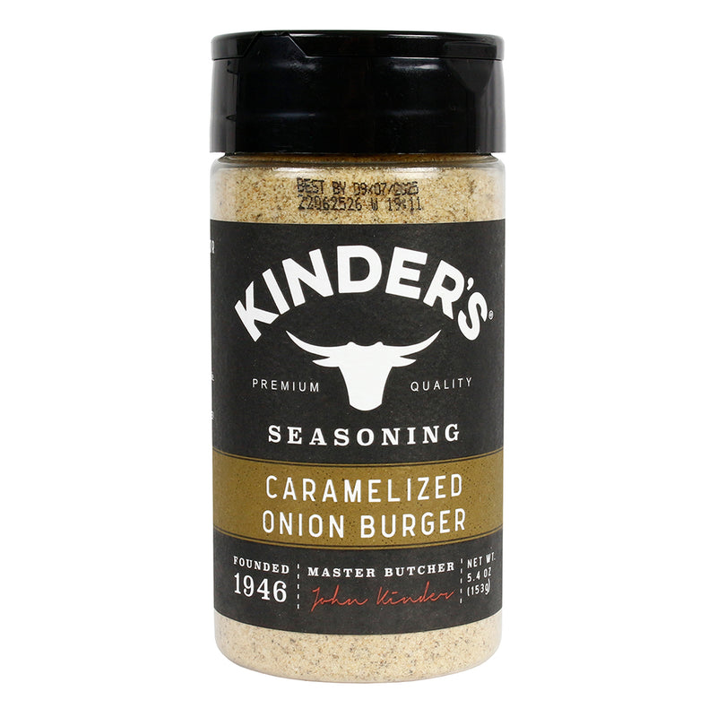 Kinder's Hand-Crafted Caramelized Onion Burger Seasoning Authentic No MSG 5.4 oz