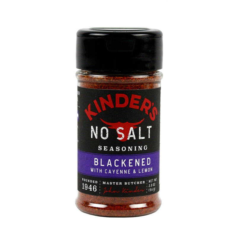 Kinder's No Salt Blackened with Cayenne & Lemon Handcrafted Seasoning 2 oz