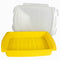 Mr Bar-B-Q Flip & Flavor Plastic Marinade Tray with Locking Lid Yellow 40252Y