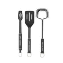 Pit Boss 3 Piece Grilling Set Spatula Tongs Wire Brush Stainless Steel 41031