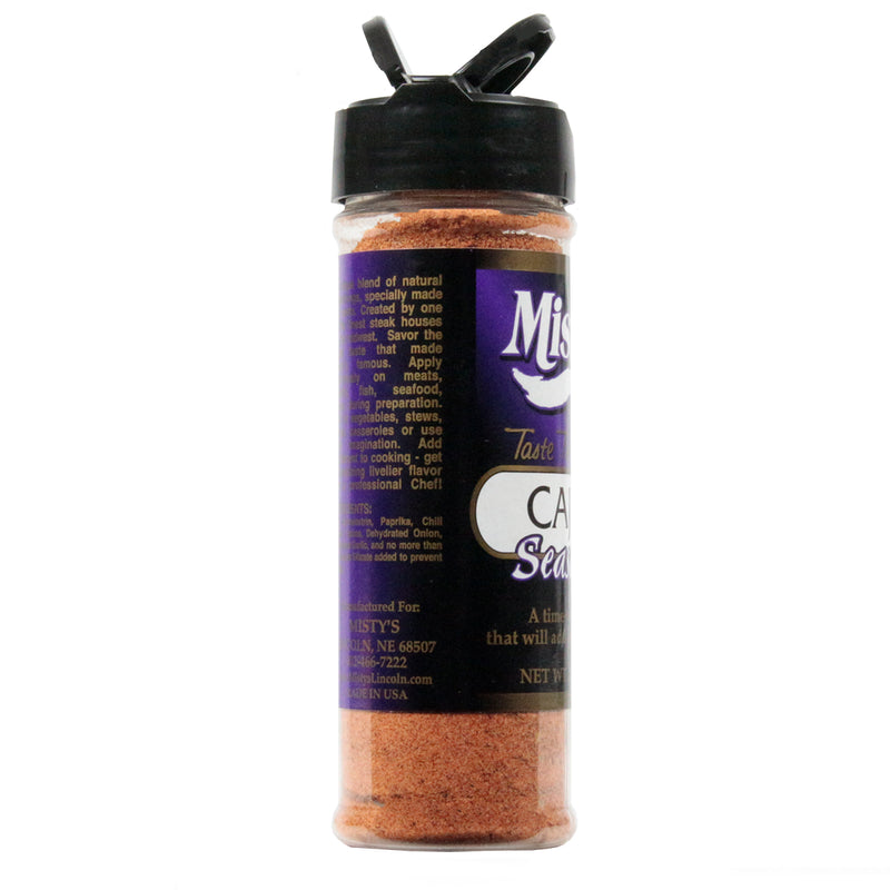 Misty's Steakhouse Cajun Seasoning  Gluten Free No MSG 3 Ounce Shaker Bottle