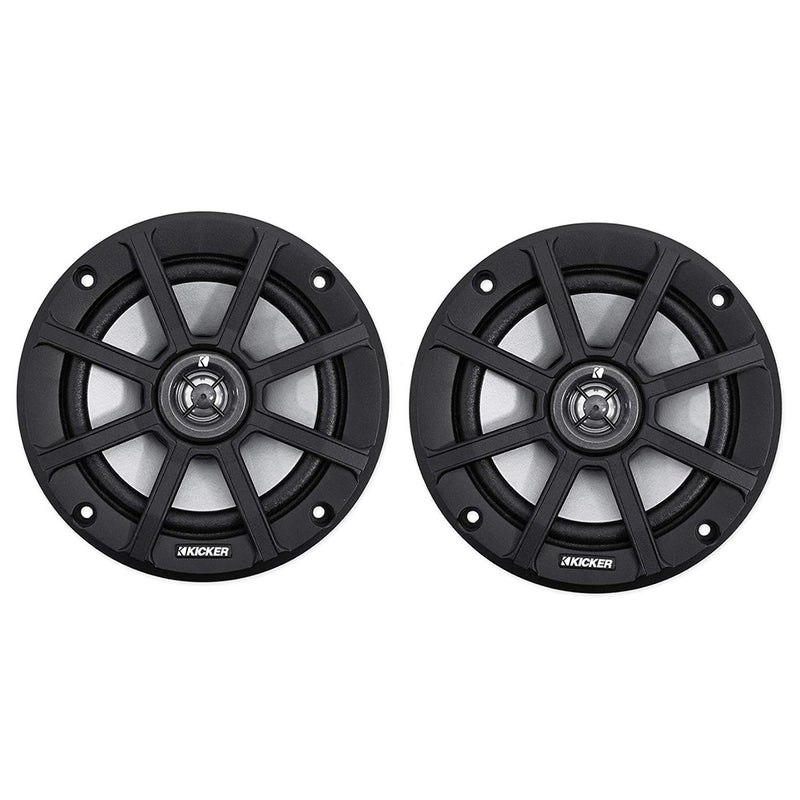 Kicker PS Series 6.5 Inch Powersports Coaxial Speakers 60W RMS 120W Peak 4 Ohm