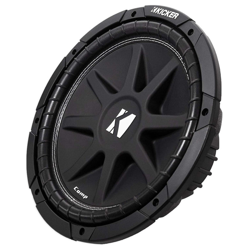 Kicker 43C124 12 Inch Comp Series Car Audio Subwoofer 4 Ohm 150W RMS 300W Peak