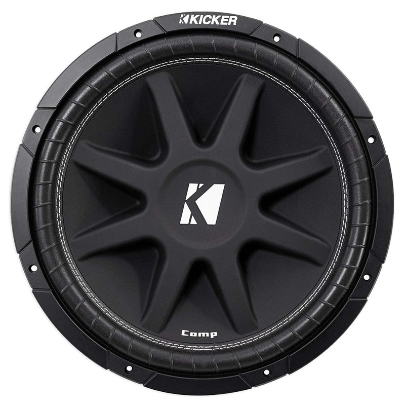 Kicker 43C154 15 Inch Comp Series Car Audio Subwoofer 4 Ohm 250W RMS 500W Peak