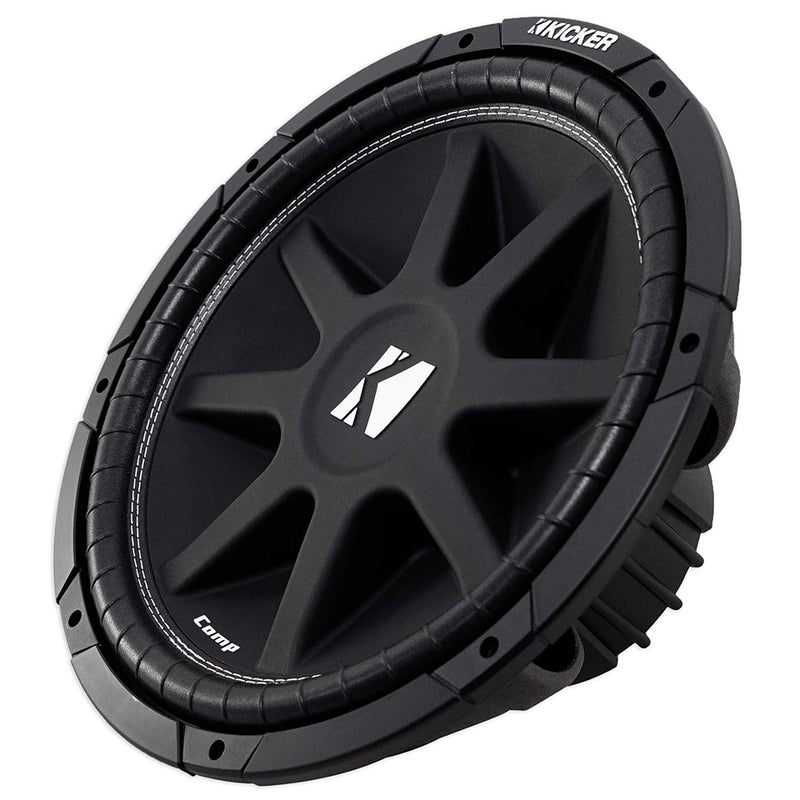 Kicker 43C154 15 Inch Comp Series Car Audio Subwoofer 4 Ohm 250W RMS 500W Peak