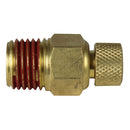 1/4" MNPT Manual Twist Style Air Compressor Tank Drain with O-Ring Seal