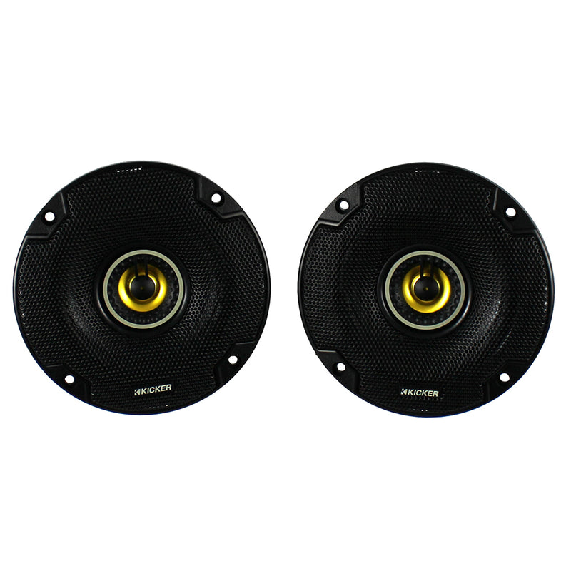4" Coaxial Speakers 4 Ohm 50W RMS 150W Peak Kicker CS Series CSC4 46CSC44