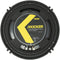 Kicker 6.5" 2-Way Coaxial Speakers 300 Watts Max 4 Ohm CS Series 46CSC654 Pair