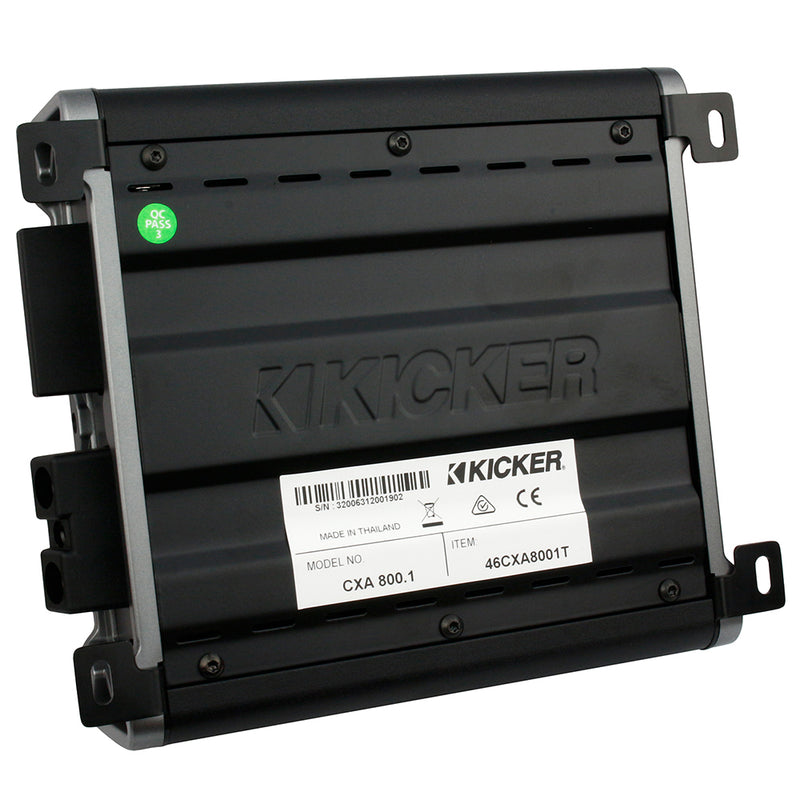 Kicker CX Series CXA800.1 Mono Class D Subwoofer Amplifier 1600W Max 800W RMS