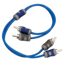 Kicker K Series 2 Channel RCA Interconnect Cable OFC 0.3m 12 Inch 46KI203