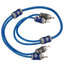 Kicker K Series 2 Channel RCA Interconnect Cable OFC 0.5 Meter 18 Inch 46KI205