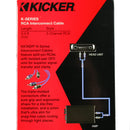 Kicker K Series 2 Channel RCA Interconnect Cable OFC 3 Ft 1 Meter 46KI21