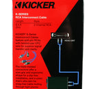 Kicker K Series 2 Channel RCA Interconnect Cable OFC 6 Feet 2 Meter 46KI22