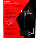 Kicker K Series 2 Channel RCA Interconnect Cable OFC 3 Meters 46KI23
