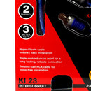 Kicker K Series 2 Channel RCA Interconnect Cable OFC 3 Meters 46KI23