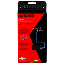 Kicker K Series 2 Channel RCA Interconnect Cable OFC 16 Feet 5 Meters 46KI25