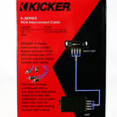 Kicker K Series 4 Channel RCA Interconnect Cable OFC 13 Feet 4 Meters 46KI44