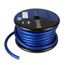 Kicker Power Wire Blue 1/0 Gauge 50 Ft Spool OFC Hyper-Flex Insulation 46PWB050