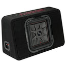 Kicker Single 10" Loaded Sub Enclosure 2 Ohm 500W Rms Thin Profile 46TL7T102