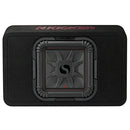 Kicker Single 10" Loaded Sub Enclosure 2 Ohm 500W Rms Thin Profile 46TL7T102