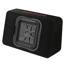 Kicker Single 10" Loaded Sub Enclosure 2 Ohm 500W Rms Thin Profile 46TL7T102
