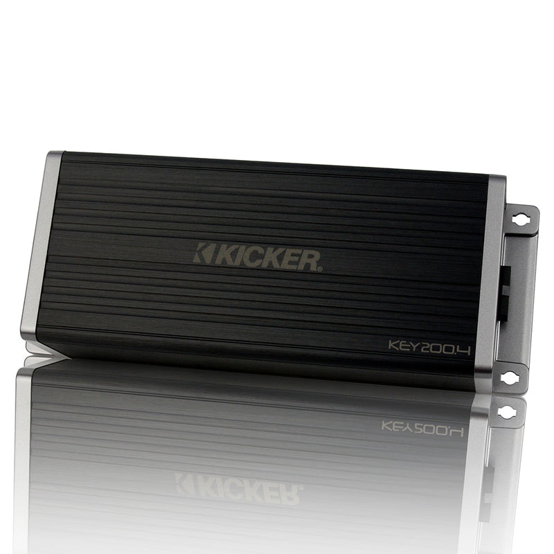 Kicker KEY Technology Smart 4 Channel Class D Amplifier 200W RMS 4x50W 47KEY2004