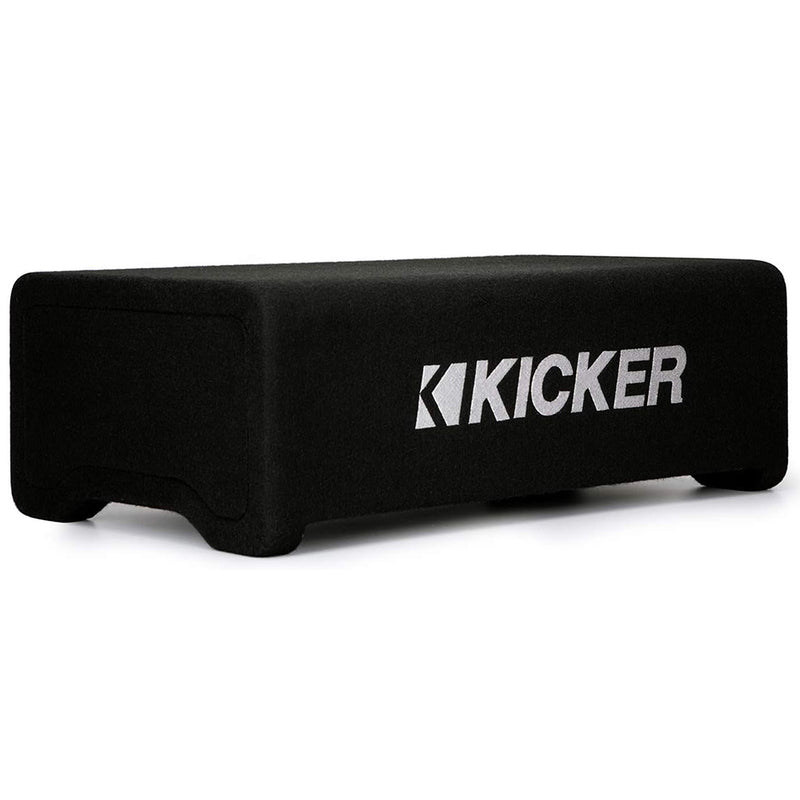 Kicker Comp 12" Down Firing Loaded Subwoofer Enclosure 4 Ohm 150 Rms 48CDF124