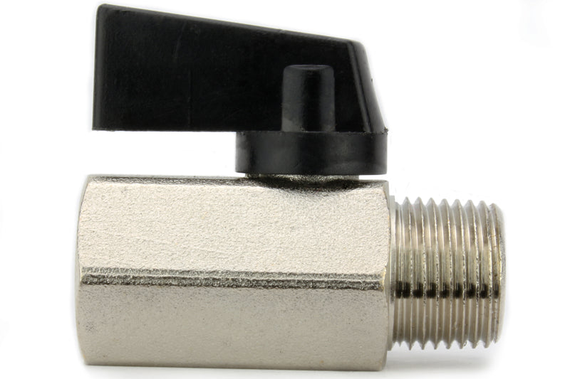 Mini 3/8" Male x 3/8 Inch Male NPT Brass Ball Shut Off Valve Water Air Fluid WOG 50120