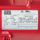 1/2 HP Air Compressor Electric Motor W56 Frame 1730 RPM Single Phase WEG .5018ES1RFDW56-S