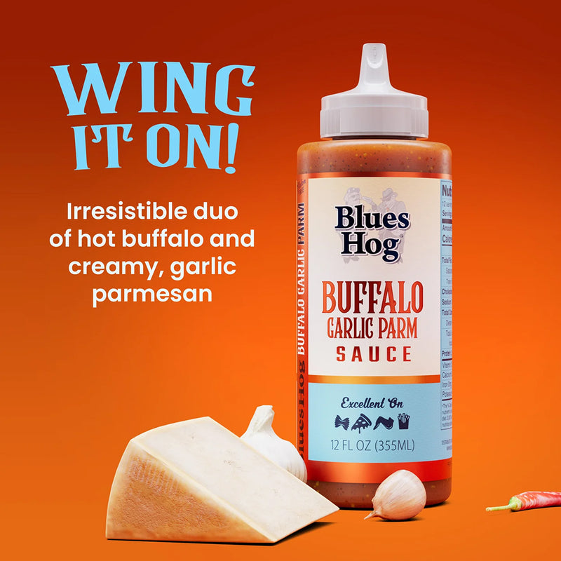 Blues Hog Buffalo Garlic Parm Wing Sauce Gluten Free All Natural 50210