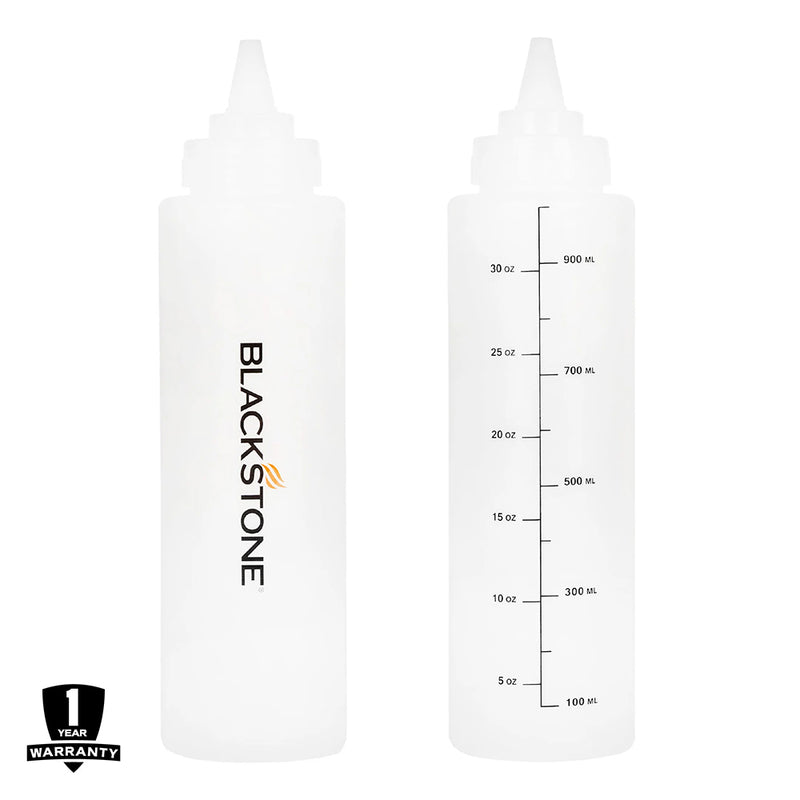 Blackstone Squeeze Bottle Set 32 fl Oz for Oil Water and Sauce 5071