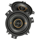 Kicker 4" Coaxial Speaker Pair 1/2" Tweeter 4 Ohm 75W Rms 150W Peak 51KSC404