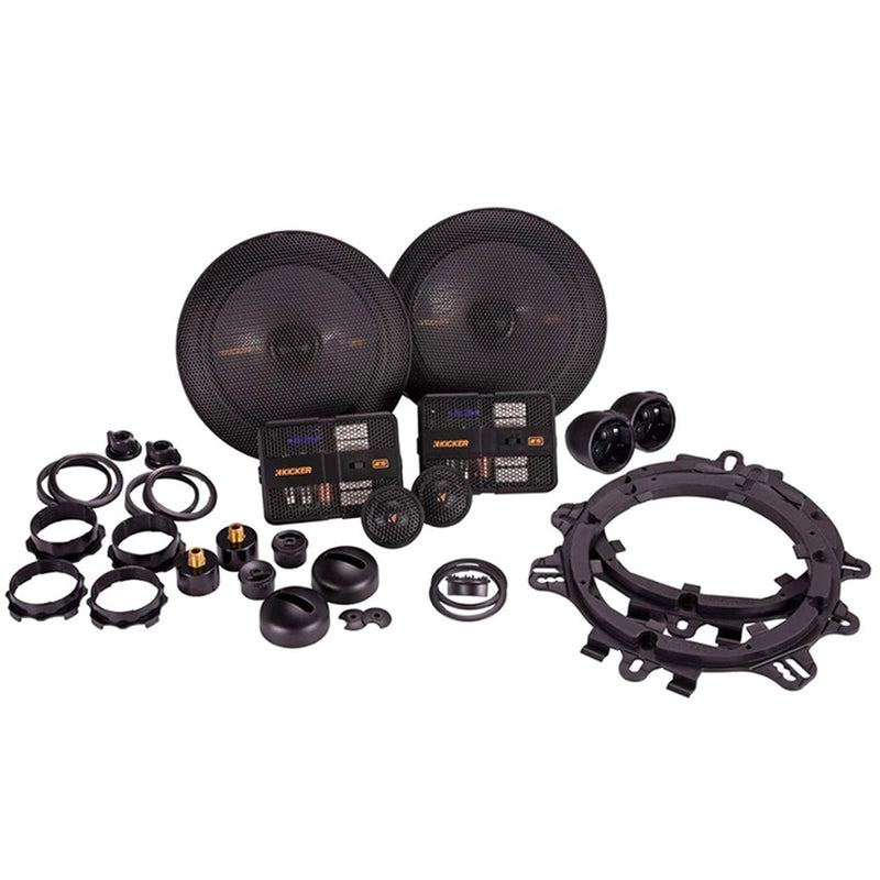 Kicker KS Series 6-3/4" Component Speaker System 250W Max 125W Rms 51KSS6704